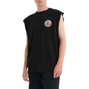Santa Cruz Meek Slashed Dot Vest - Black