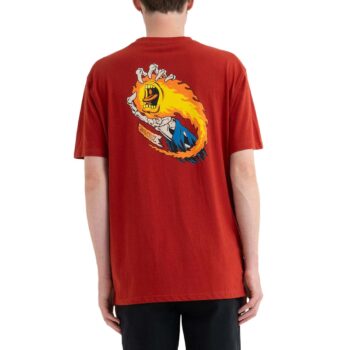 Santa Cruz O'Brien Scream Reaper S/S T-Shirt - Dark Rust
