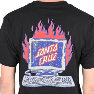 Santa Cruz Self Destruct S/S T-Shirt - Black
