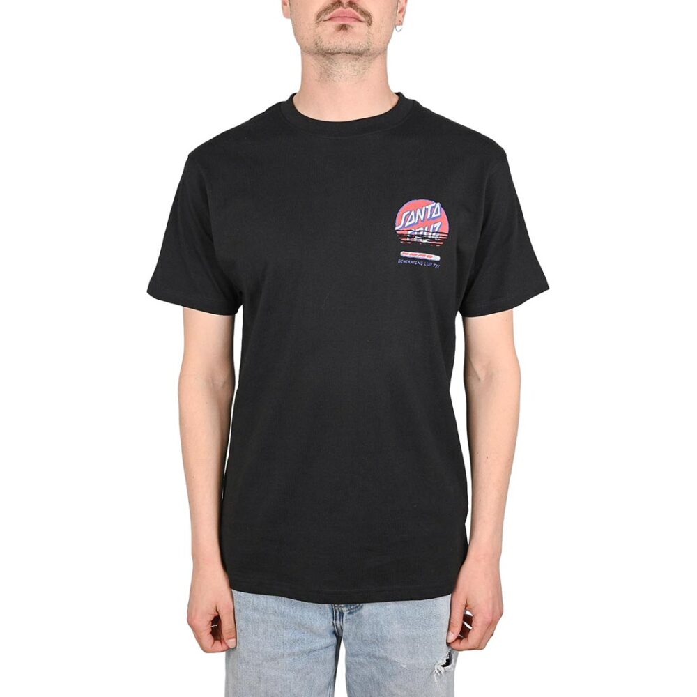 Santa Cruz Self Destruct S/S T-Shirt - Black