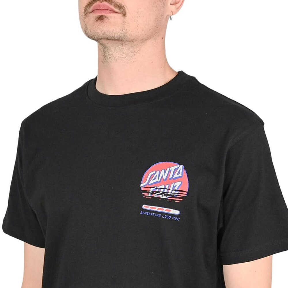 Santa Cruz Self Destruct S/S T-Shirt - Black