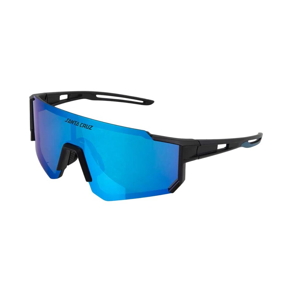 Santa Cruz Strip Racer Sunglasses - Black Blue/Blue