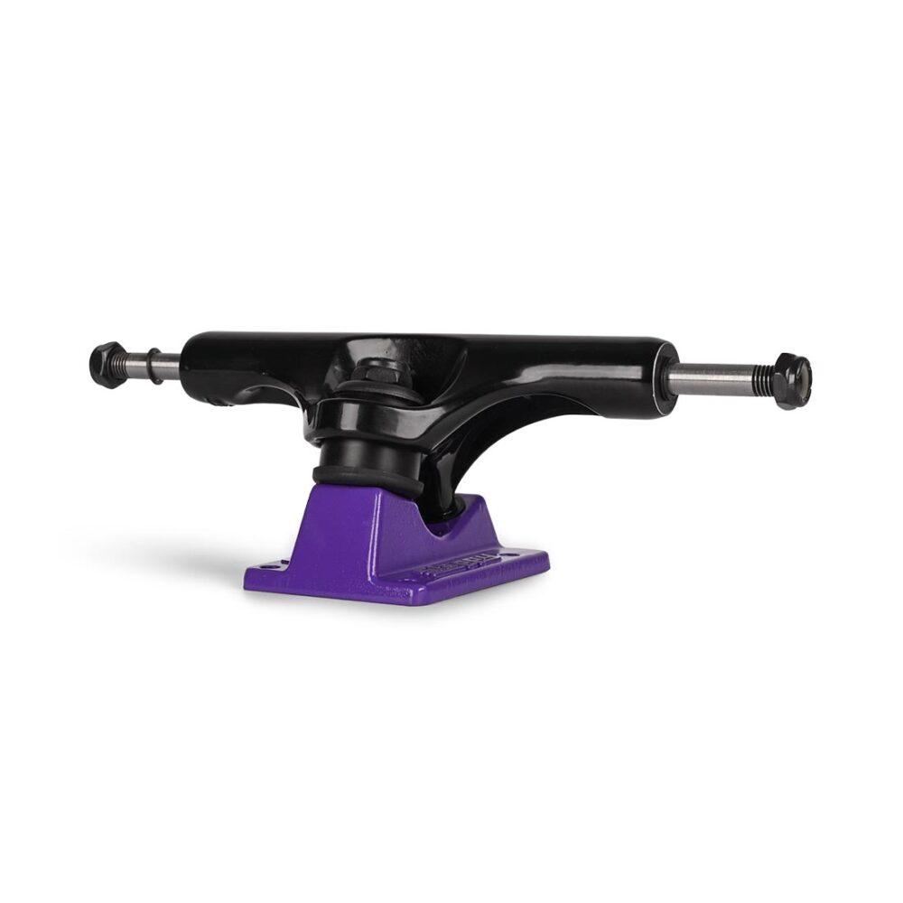 Slappy ST1 Hollow Bam 8" Skateboard Trucks (Pair) - Black/Purple