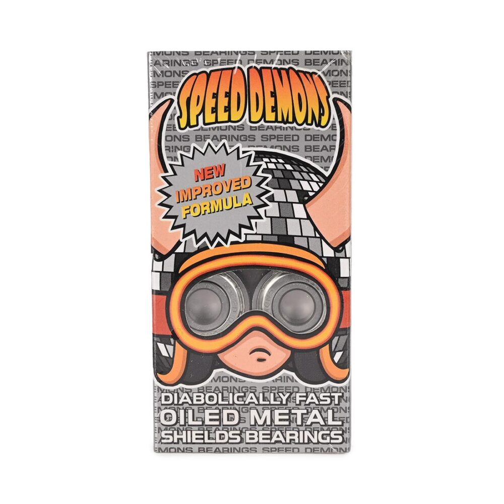 Speed Demons Disco Abec-5 Skateboard Bearings (8 Pack) - Silver