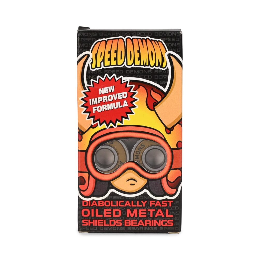 Speed Demons Hot Shot Abec-5 Skateboard Bearings (8 Pack) - Gold