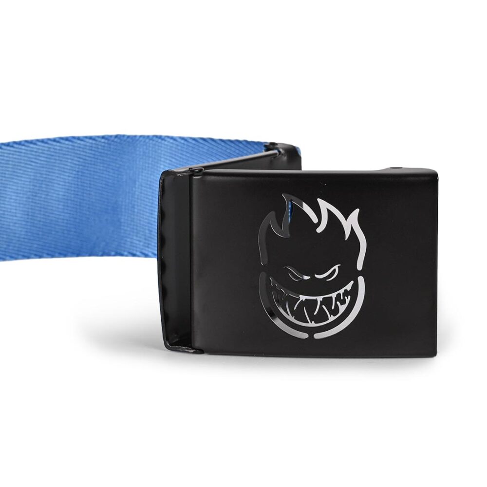 Spitfire Bighead Cut Out Crescent Jacquard Web Belt - Blue/Black