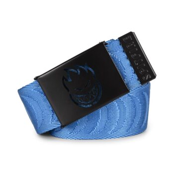Spitfire Bighead Cut Out Crescent Jacquard Web Belt - Blue/Black