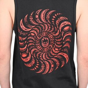 Spitfire Classic Swirl Paisley Vest - Black/Red
