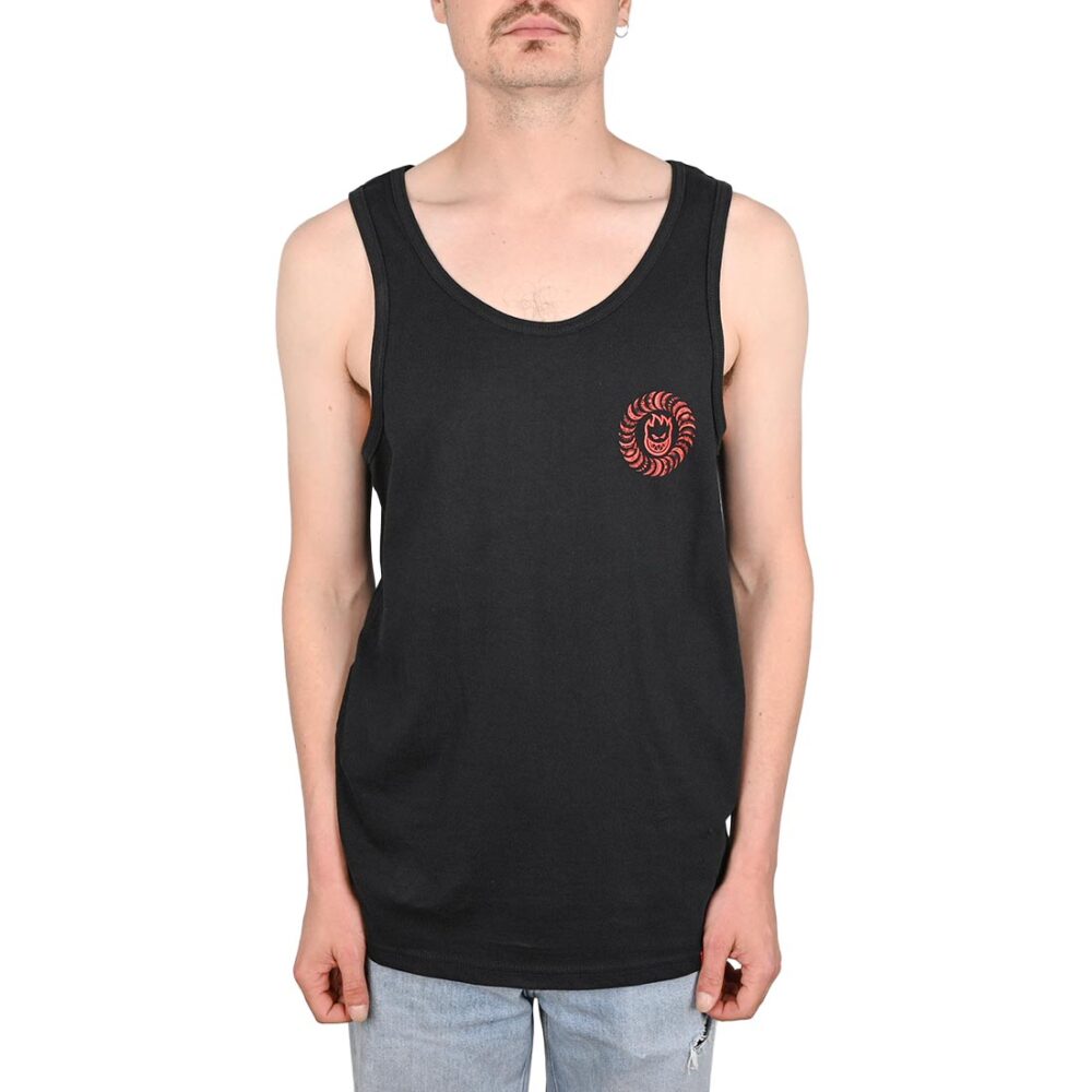 Spitfire Classic Swirl Paisley Vest - Black/Red