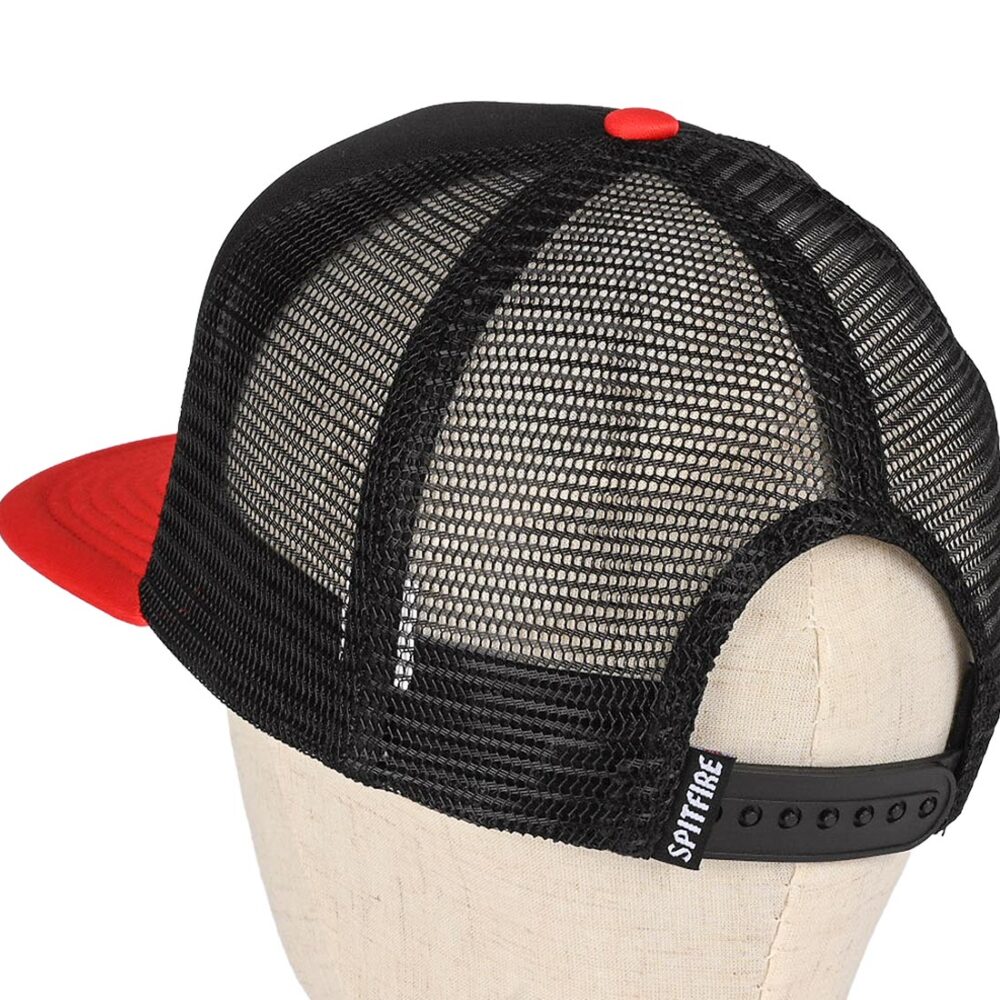 Spitfire Old E Drop Bighead Trucker Cap - Black/Red
