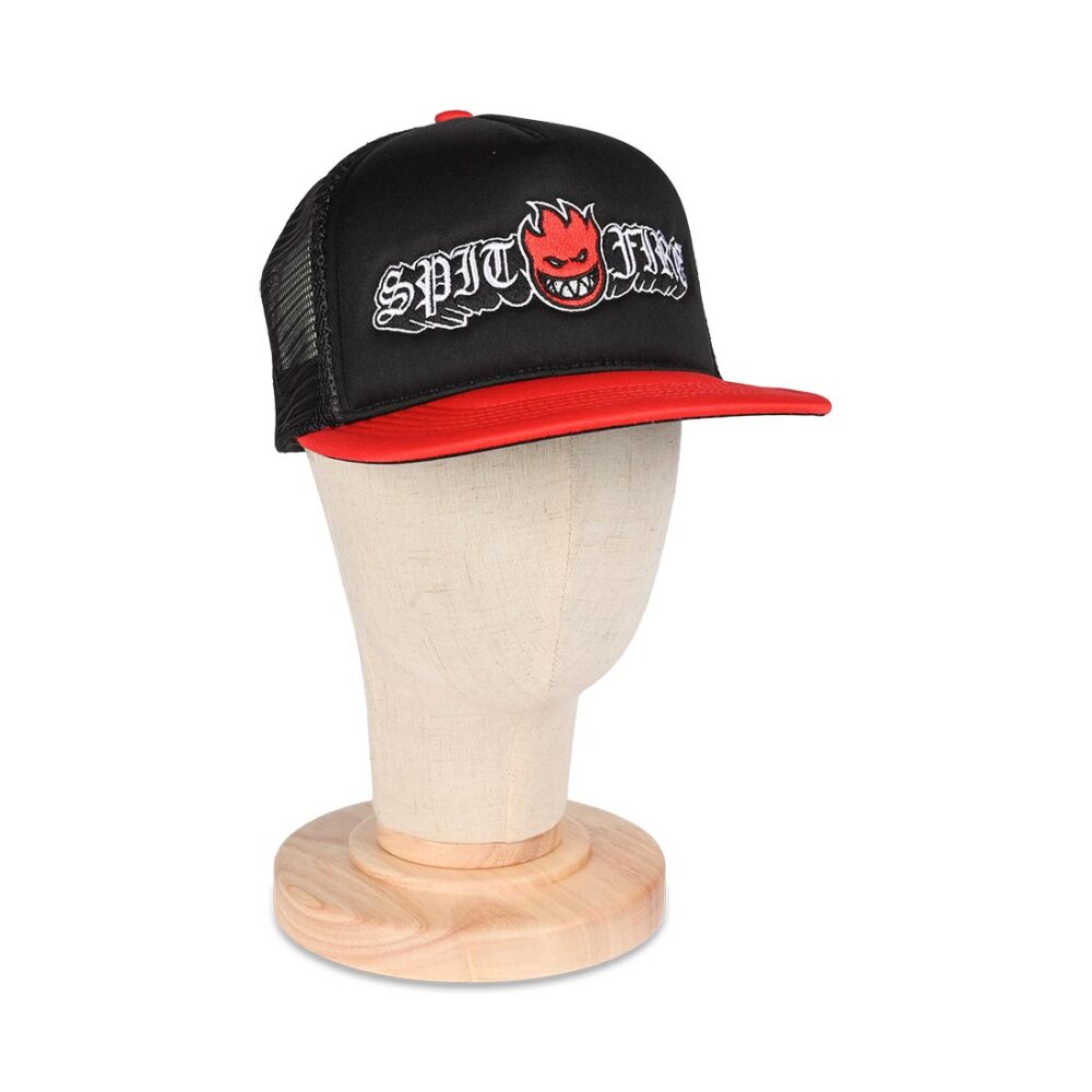 Spitfire Old E Drop Bighead Trucker Cap - Black/Red