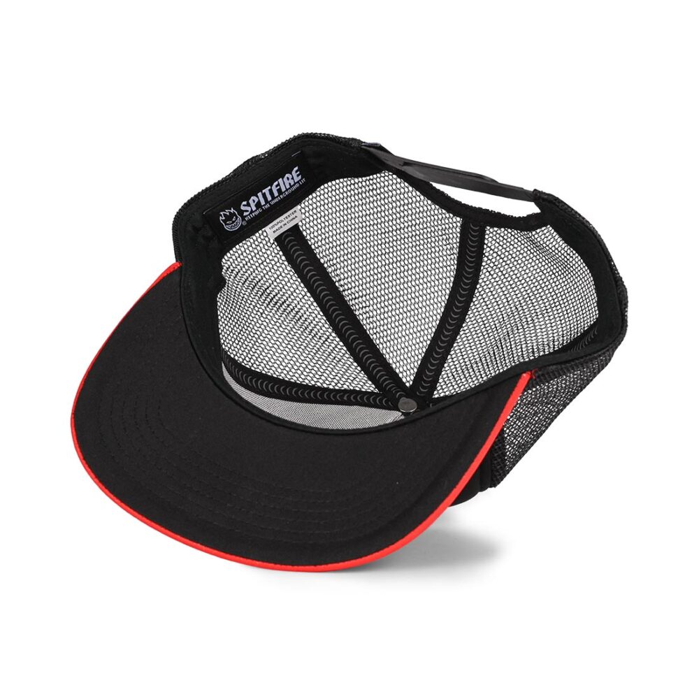 Spitfire Old E Drop Bighead Trucker Cap - Black/Red