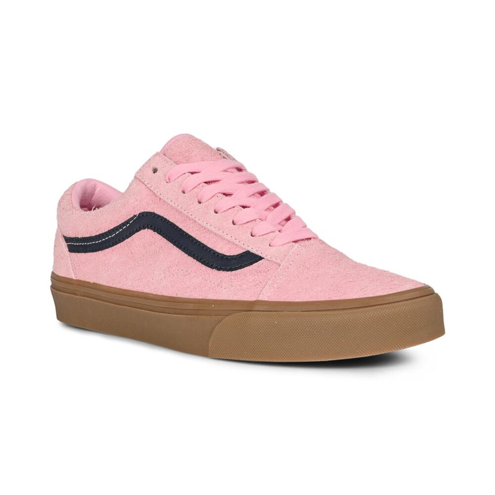 Vans Classic Old Skool Skate Shoes - Pink/Navy