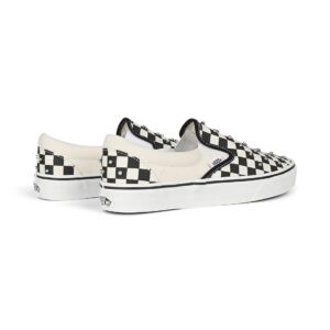 Vans Classic Slip-On Rhinestone Skate Shoes - Black/White