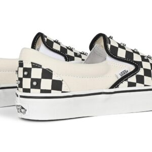 Vans Classic Slip-On Rhinestone Skate Shoes - Black/White