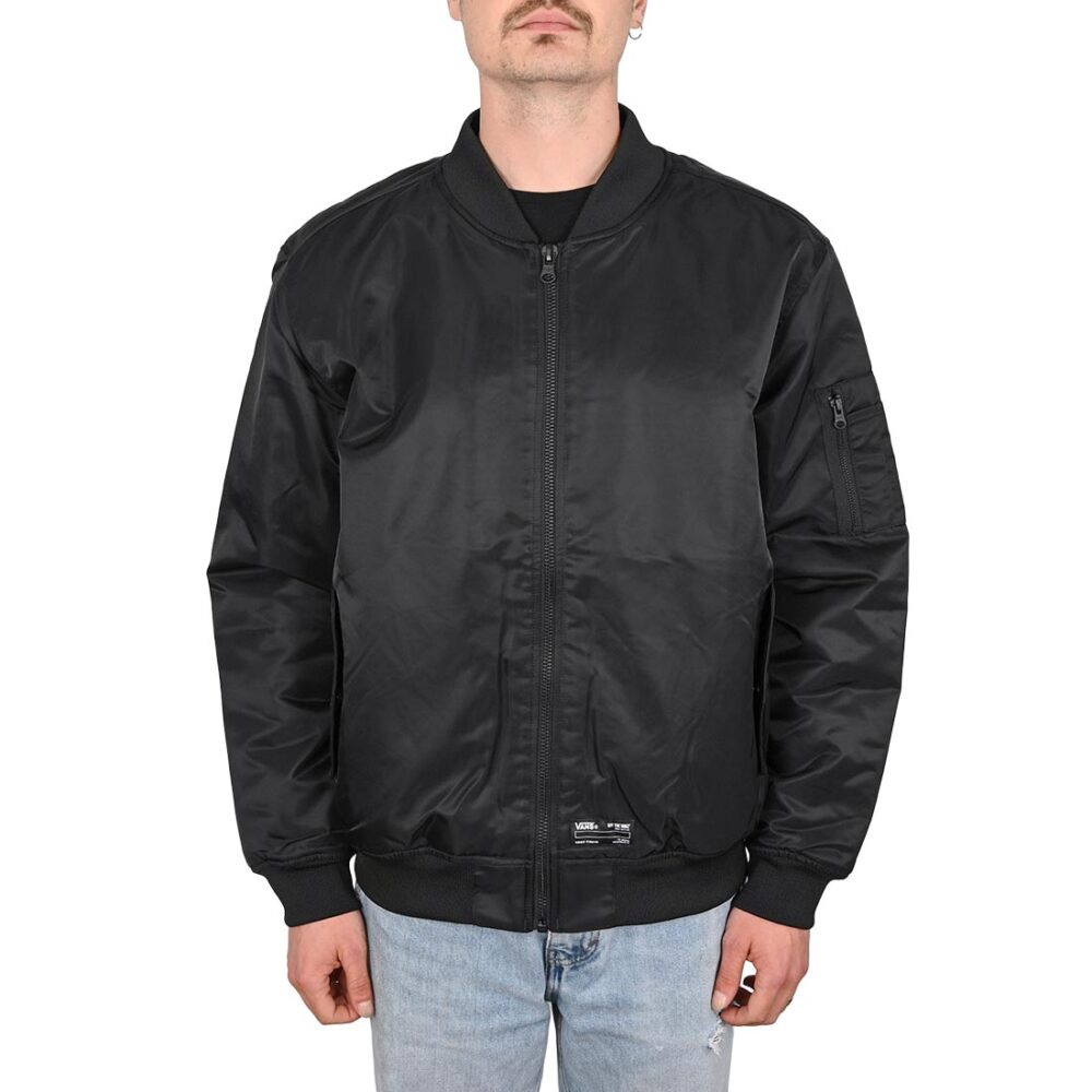Vans Copley Bomber Jacket - Black/Burnt Gold