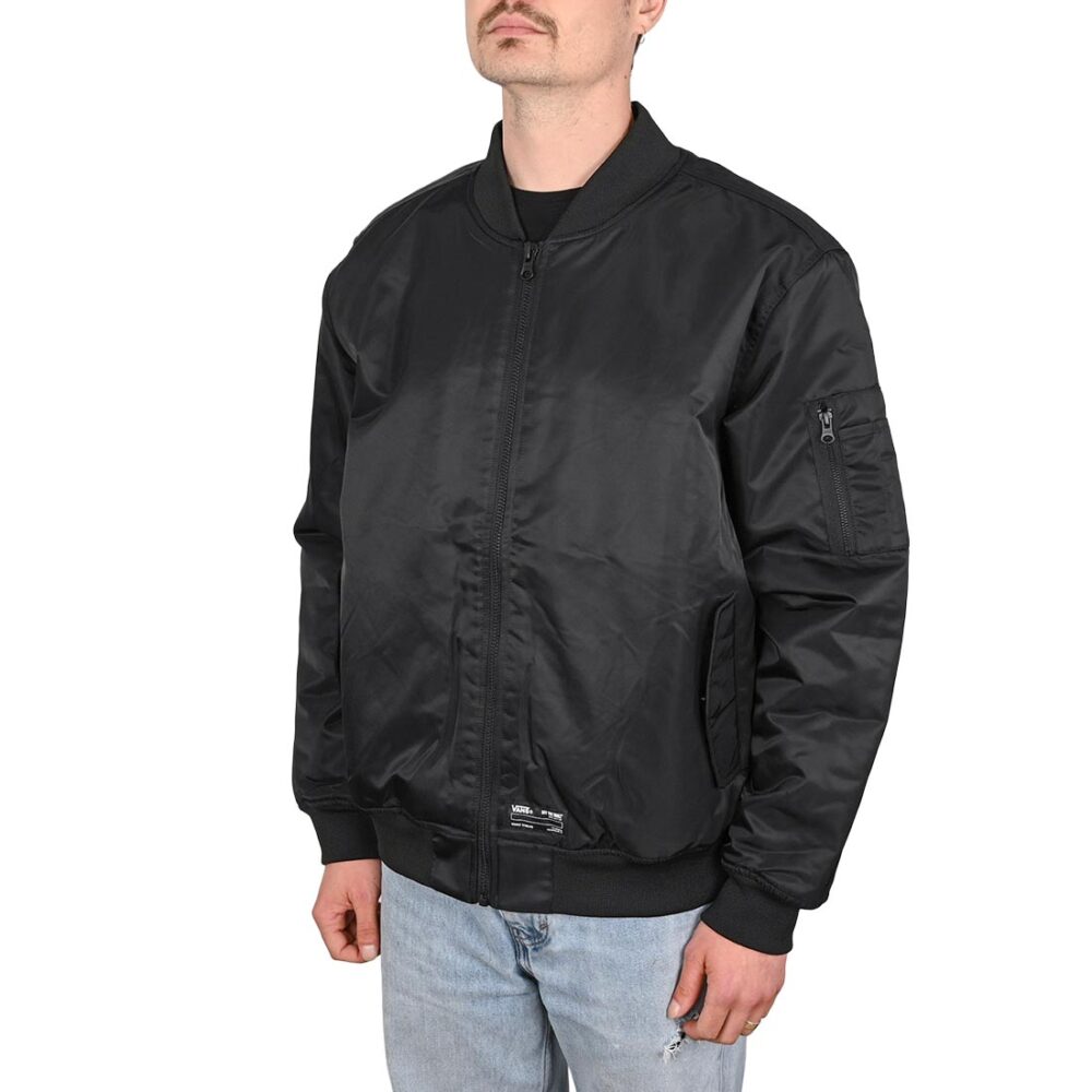 Vans Copley Bomber Jacket - Black/Burnt Gold