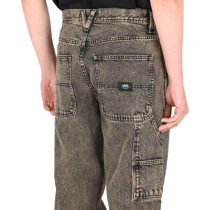 Vans Drill Chore Loose Acid Wash Carpenter Pants - Bay Leaf