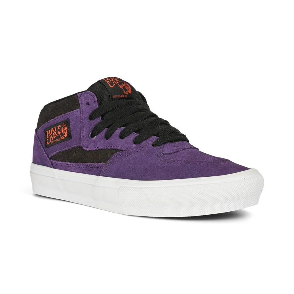 Vans Half Cab Skate Shoes - Croc/Grape
