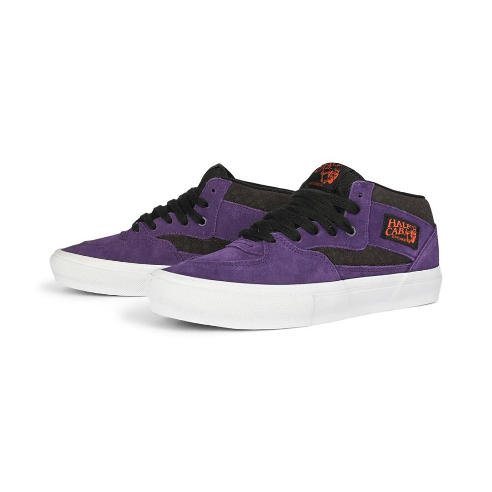 Vans Half Cab Skate Shoes - Croc/Grape