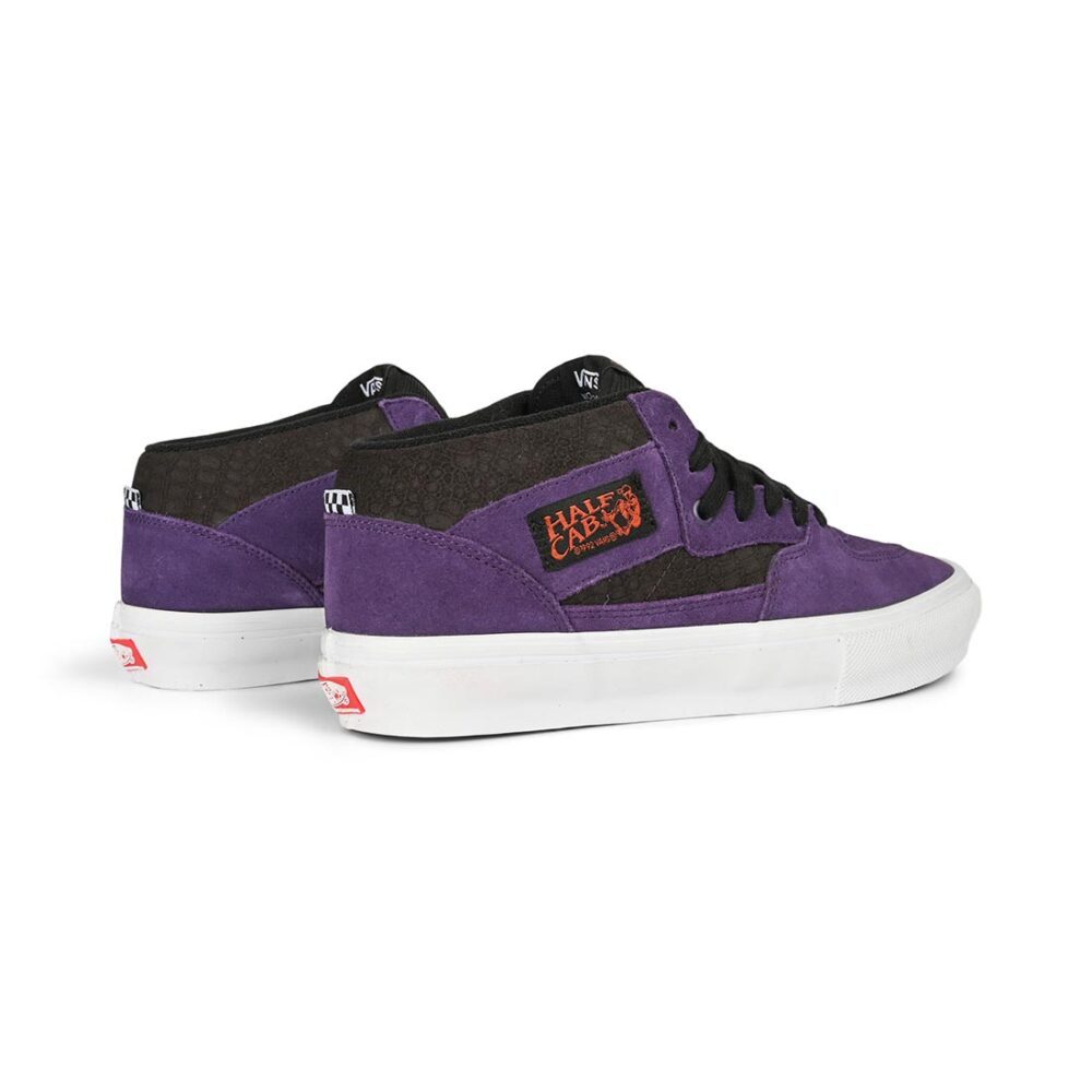 Vans Half Cab Skate Shoes - Croc/Grape
