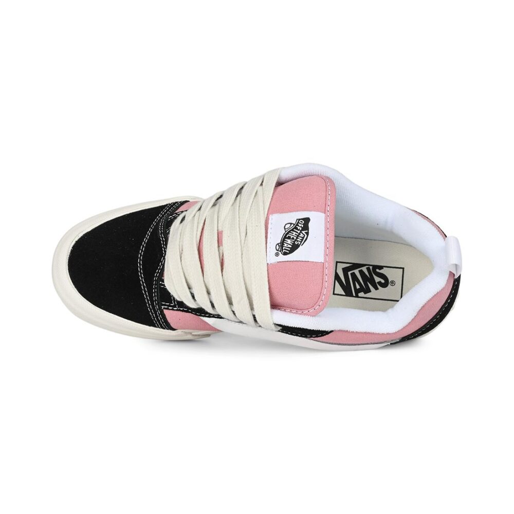 Vans Knu Skool Skate Shoes - Black/Pink