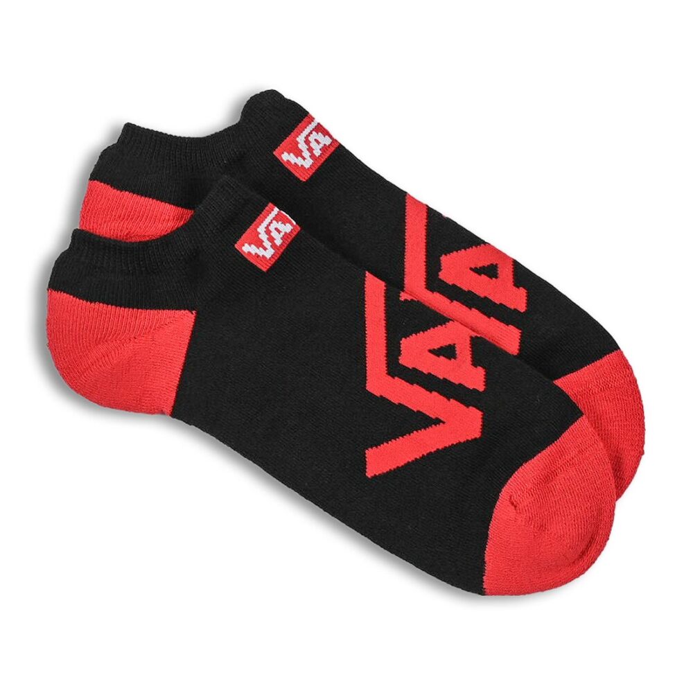 Vans No Show Ankle Socks 3 Pack - Black