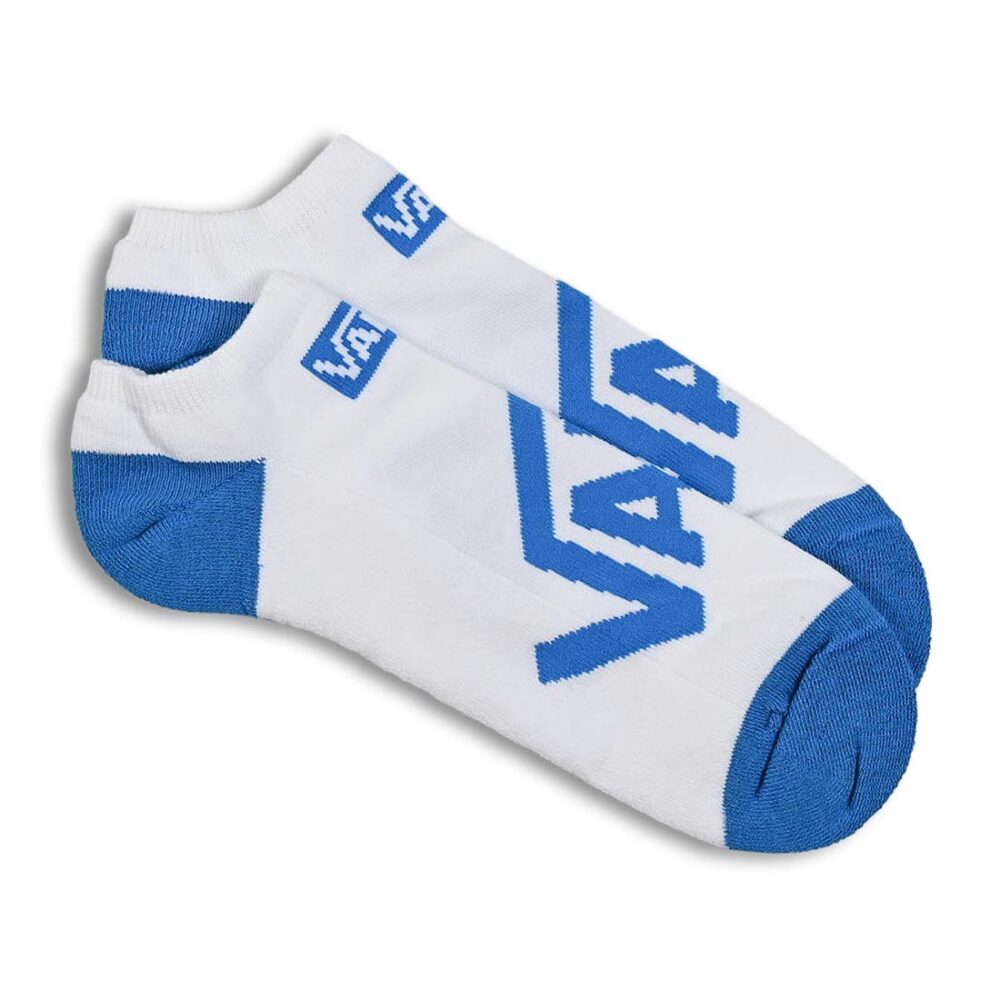Vans No Show Ankle Socks 3 Pack - White