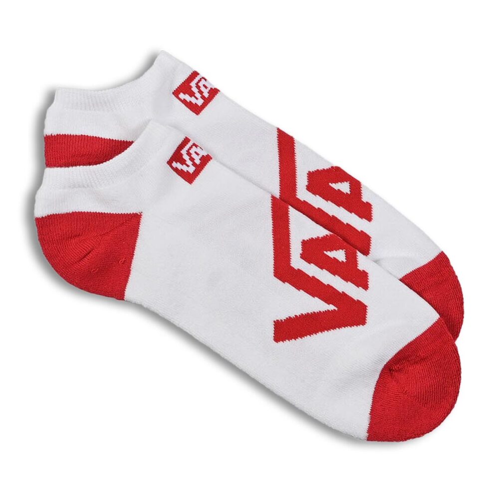 Vans No Show Ankle Socks 3 Pack - White