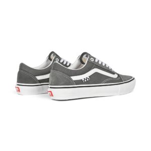Vans Old Skool Pro Skate Shoes - Pewter/White
