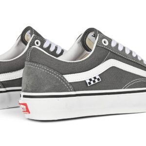 Vans Old Skool Pro Skate Shoes - Pewter/White