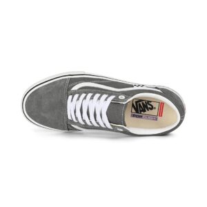 Vans Old Skool Pro Skate Shoes - Pewter/White