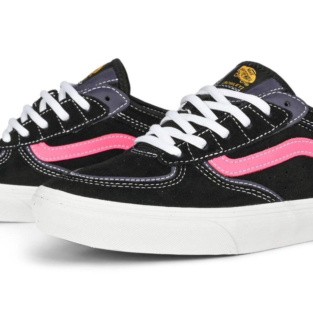 Vans Rowley Pro Skate Shoes - Black/Pink