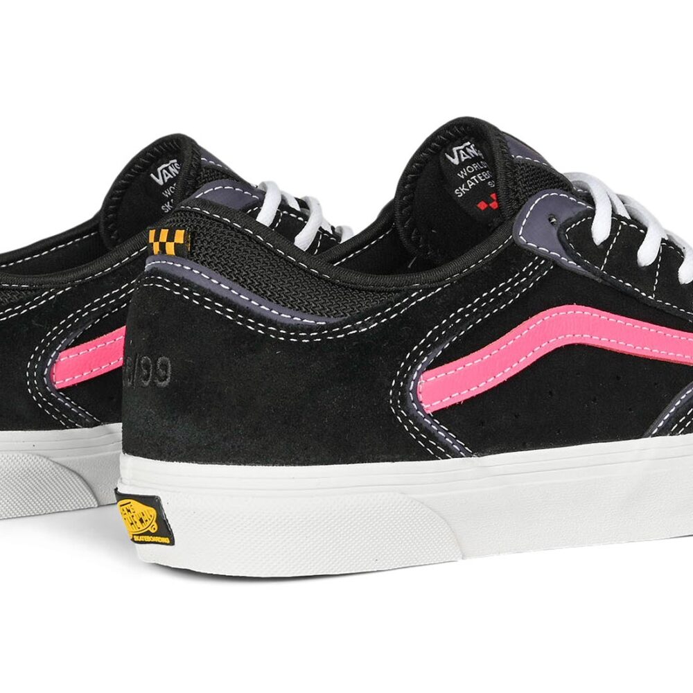 Vans Rowley Pro Skate Shoes - Black/Pink