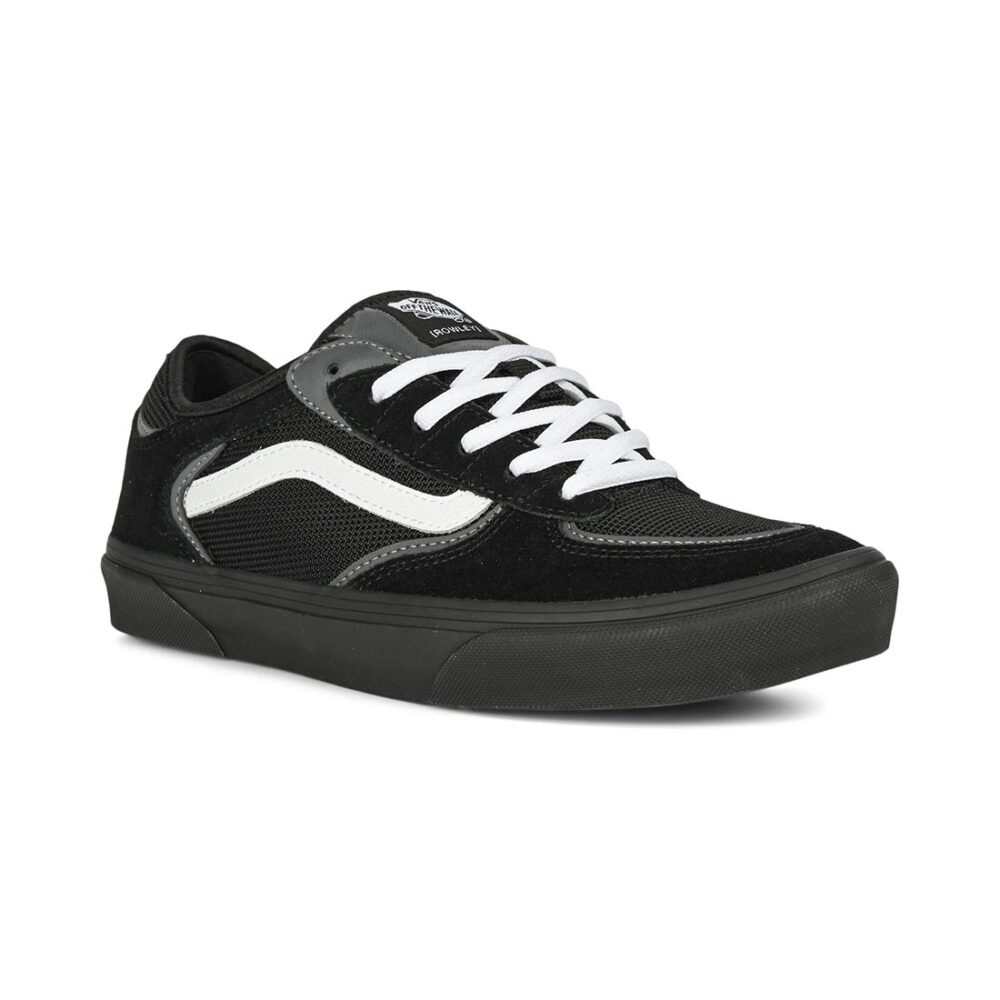 Vans Rowley Pro Skate Shoes -Black/White/Black