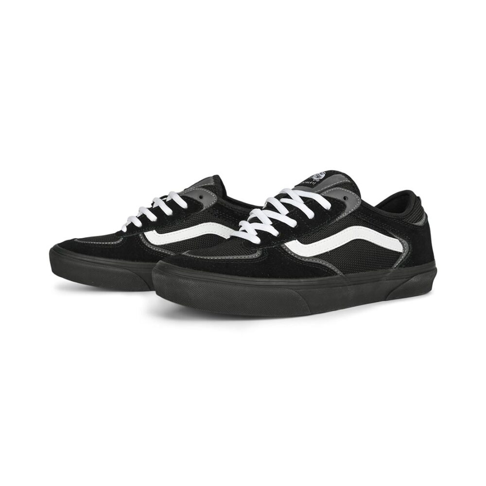 Vans Rowley Pro Skate Shoes -Black/White/Black