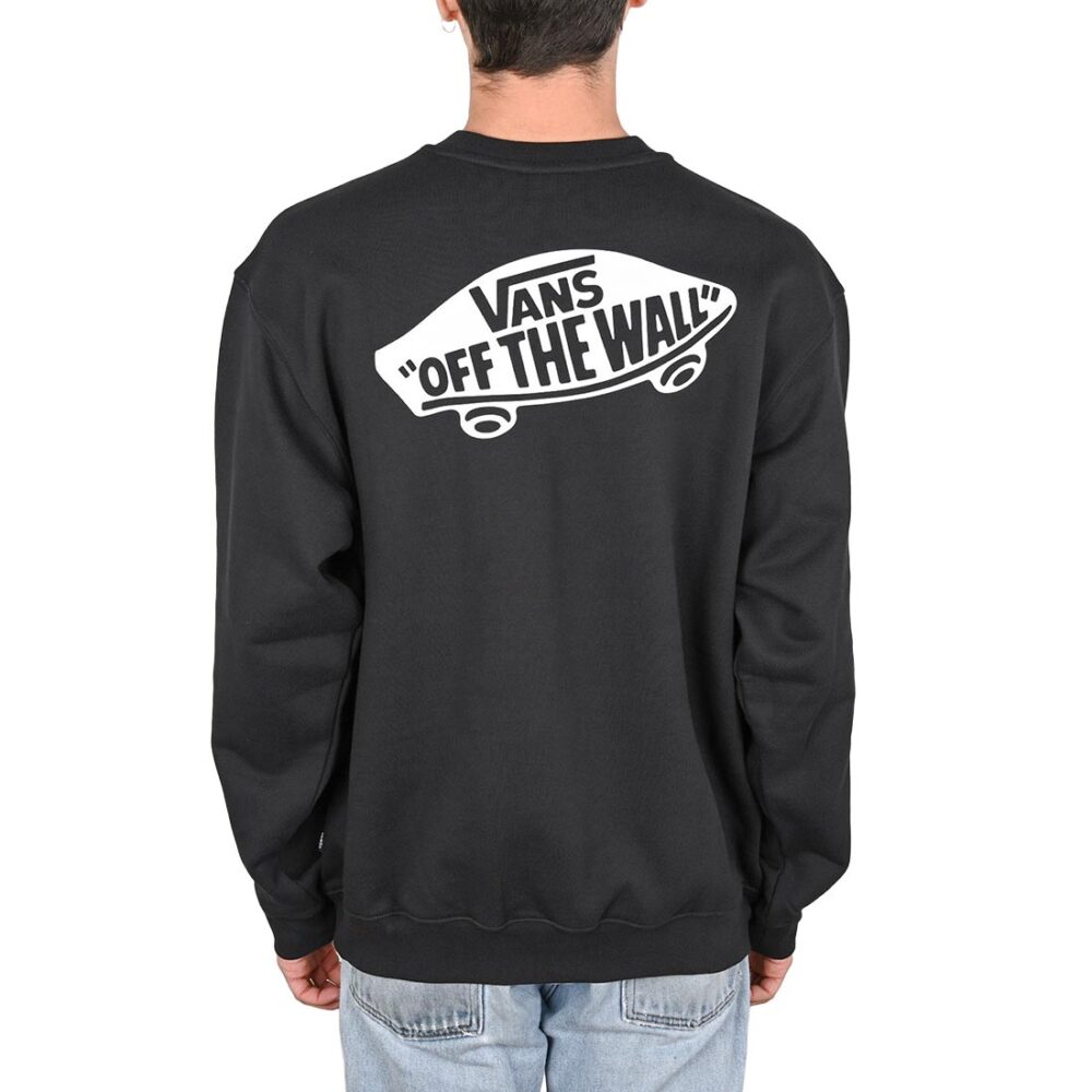 Vans Style 76 II Loose Crew Sweater - Black/White