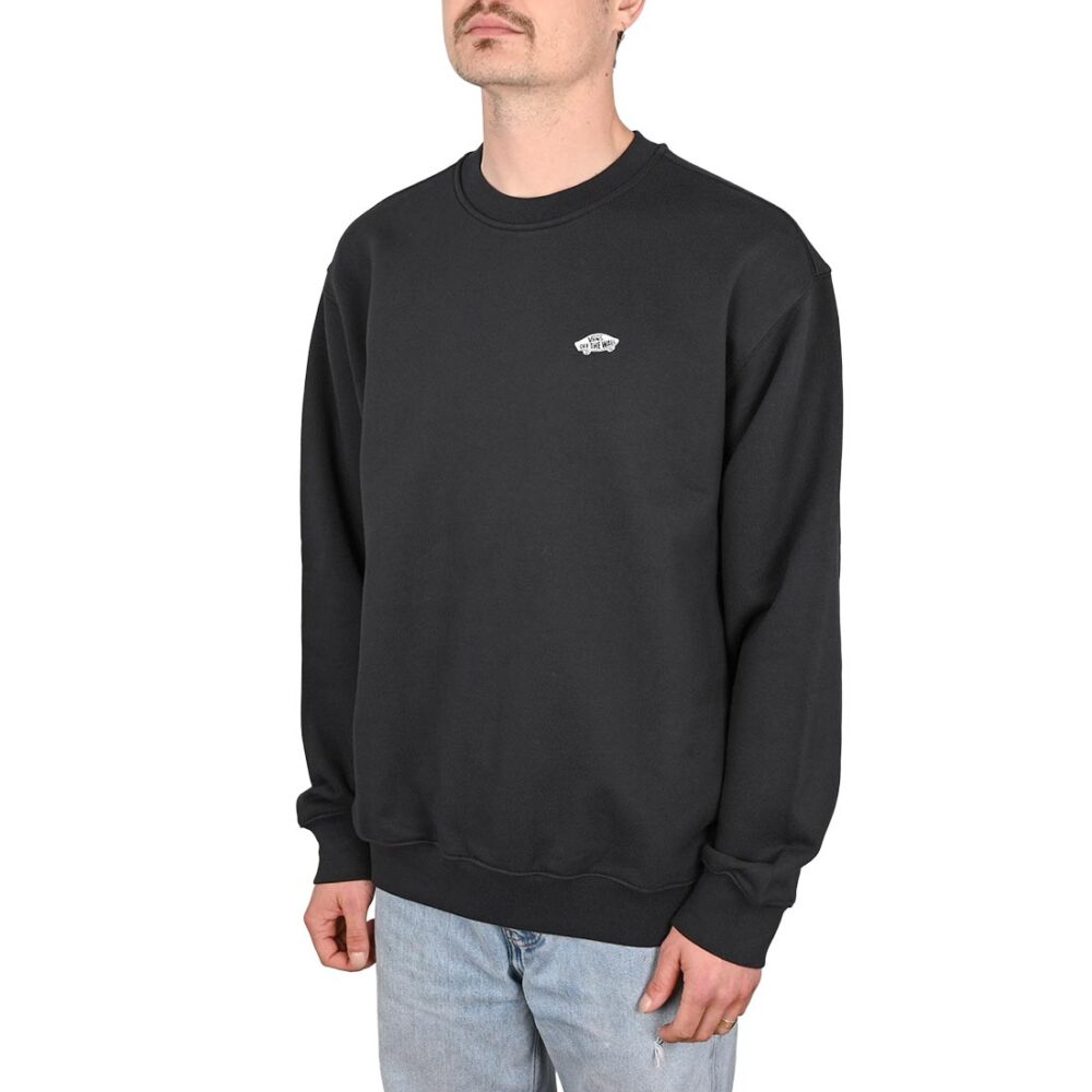 Vans Style 76 II Loose Crew Sweater - Black/White