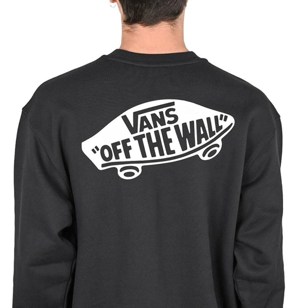 Vans Style 76 II Loose Crew Sweater - Black/White