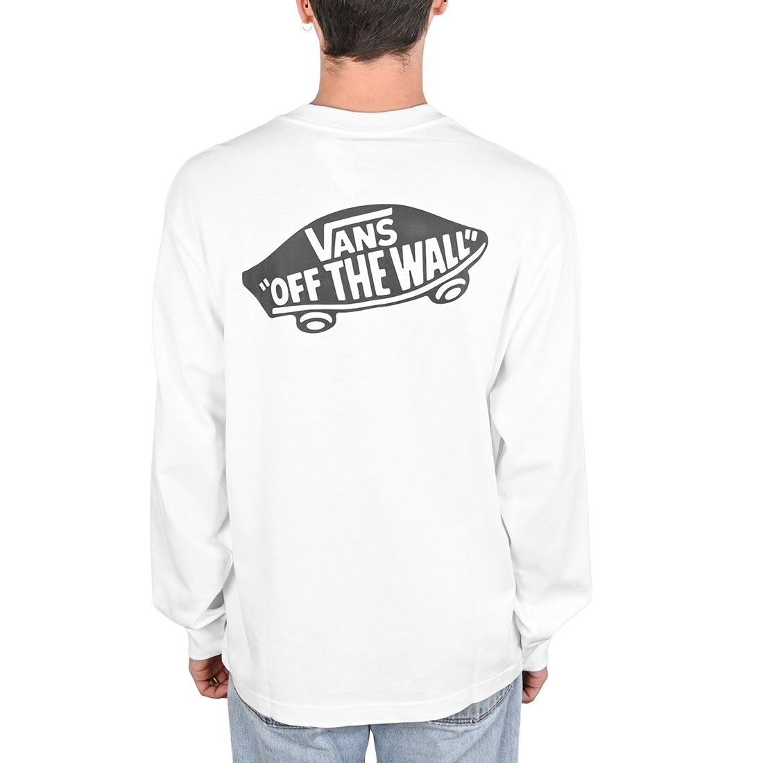Vans Style 76 II Loose L/S T-Shirt - White/Black -  L