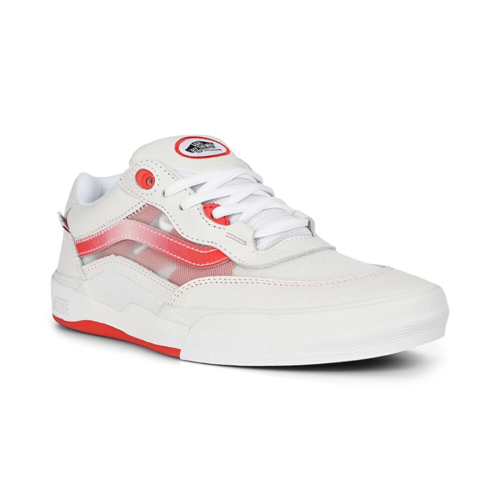 Vans Wayvee Skate Shoes - White/Red