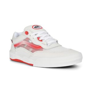 Vans Wayvee Skate Shoes - White/Red