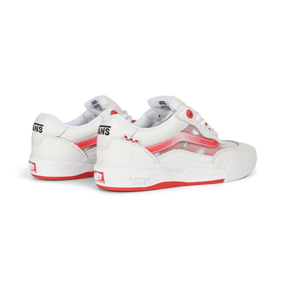 Vans Wayvee Skate Shoes - White/Red