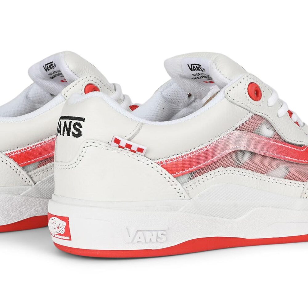 Vans Wayvee Skate Shoes - White/Red