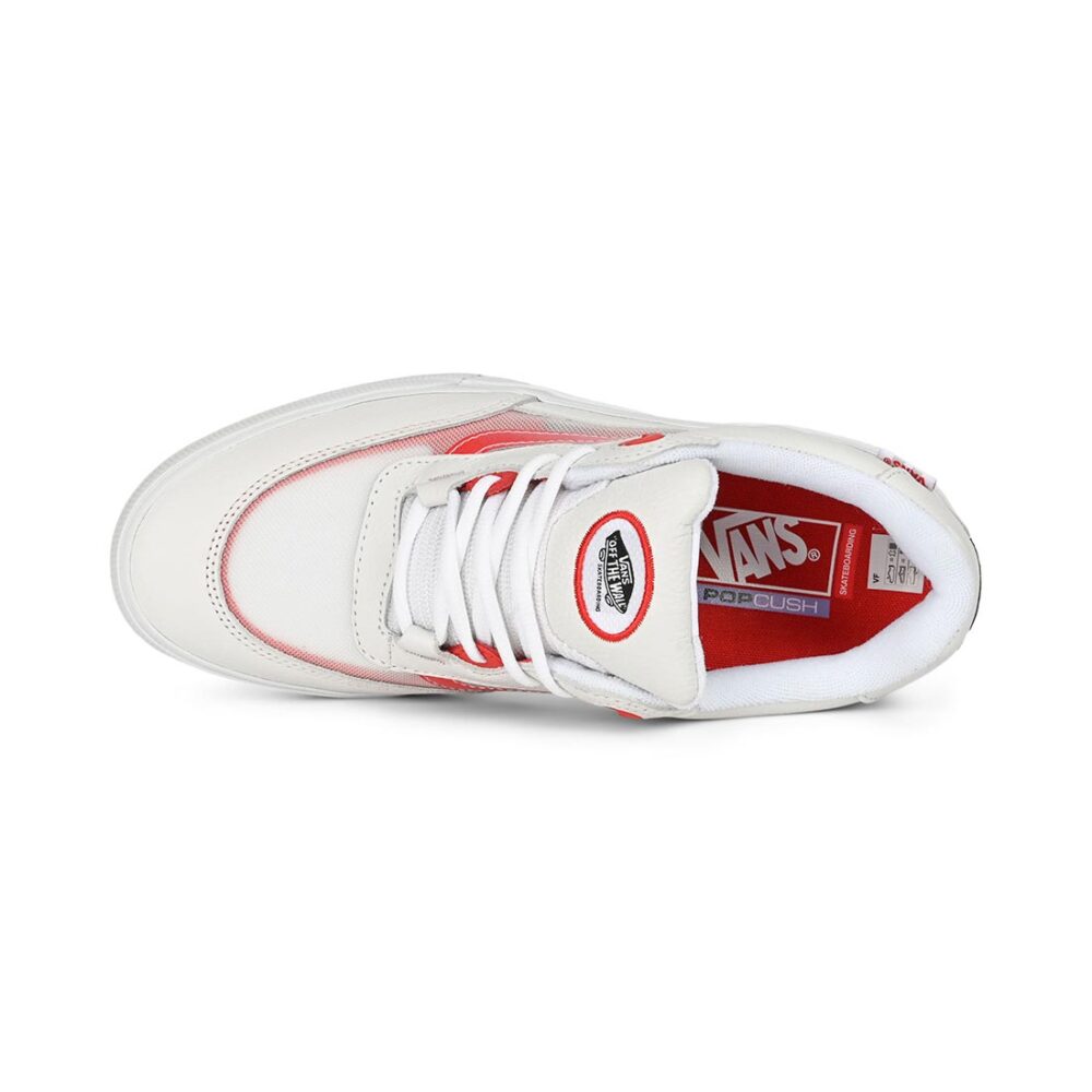 Vans Wayvee Skate Shoes - White/Red