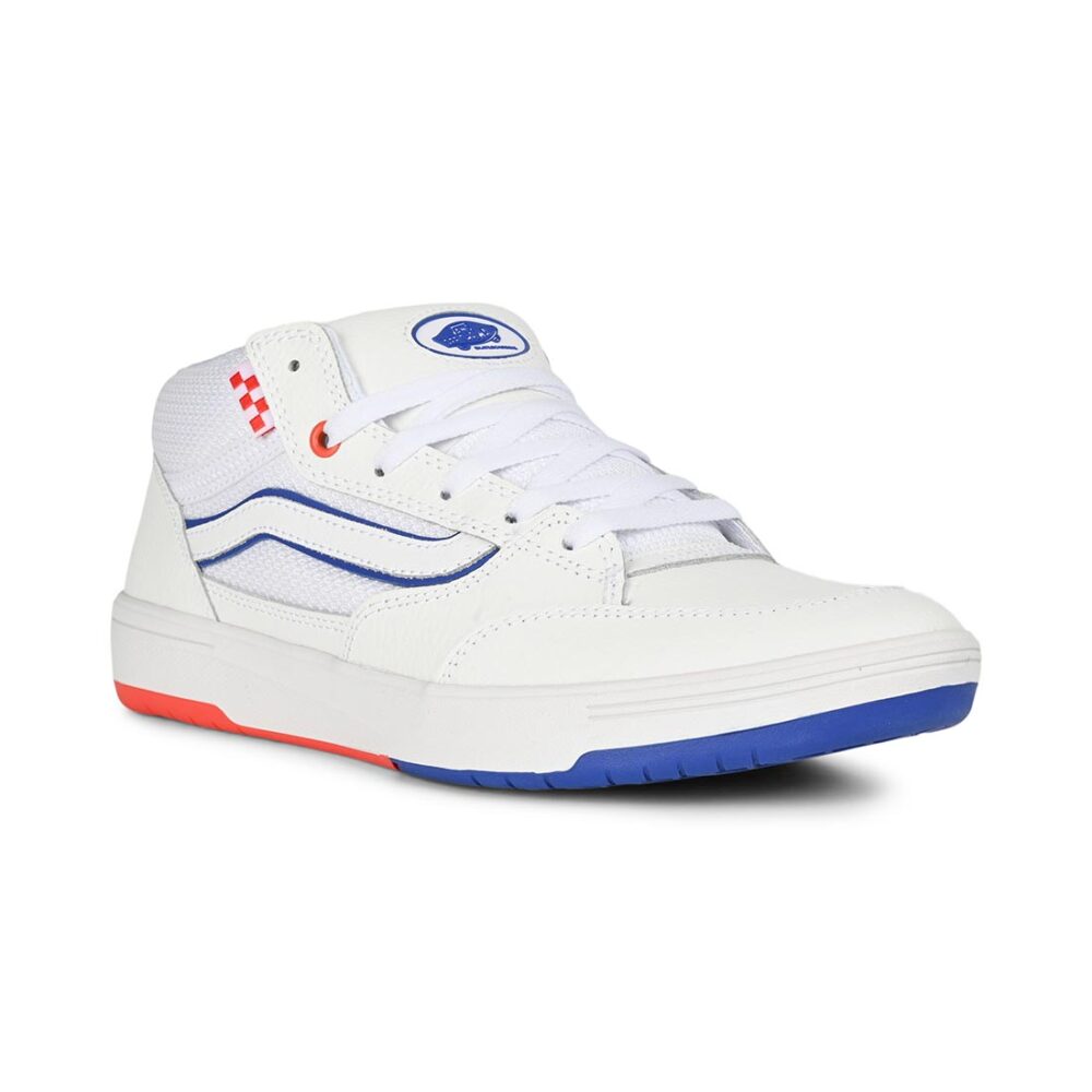 Vans Zahba Mid Skate Shoes - Athletic White/Multi