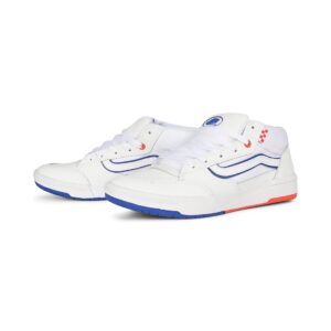 Vans Zahba Mid Skate Shoes - Athletic White/Multi