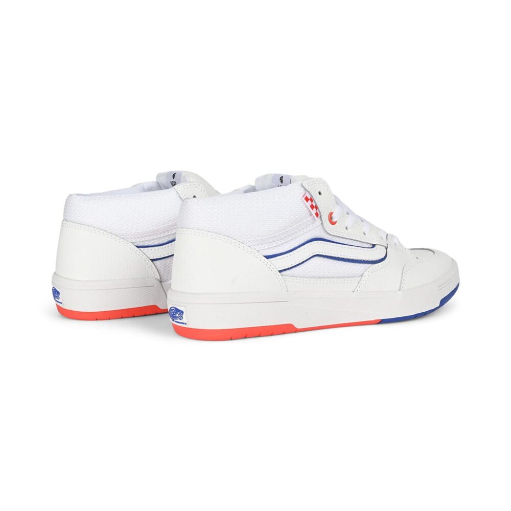 Vans Zahba Mid Skate Shoes - Athletic White/Multi