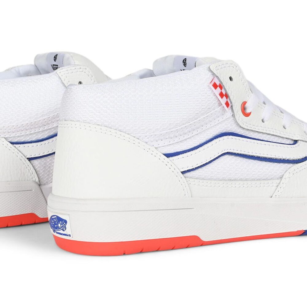 Vans Zahba Mid Skate Shoes - Athletic White/Multi