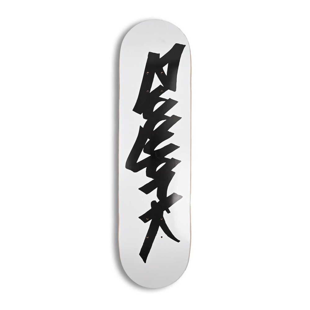 Zoo York OG 95 Tag Skateboard Deck - White/Black
